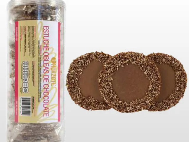 Estuche de obleas de amaranto con chocolate